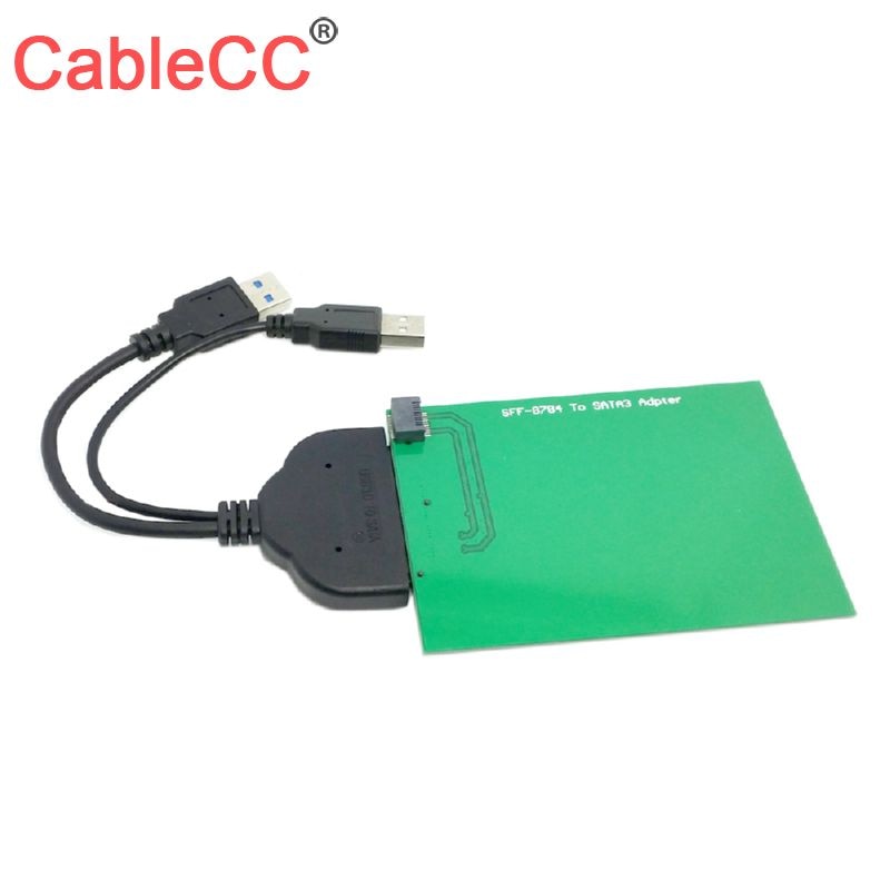 Cablecc – adaptateur de disque dur CY USB 3.0 vers SATA Express 2.5, 22 broches, SFF-8784 pouces