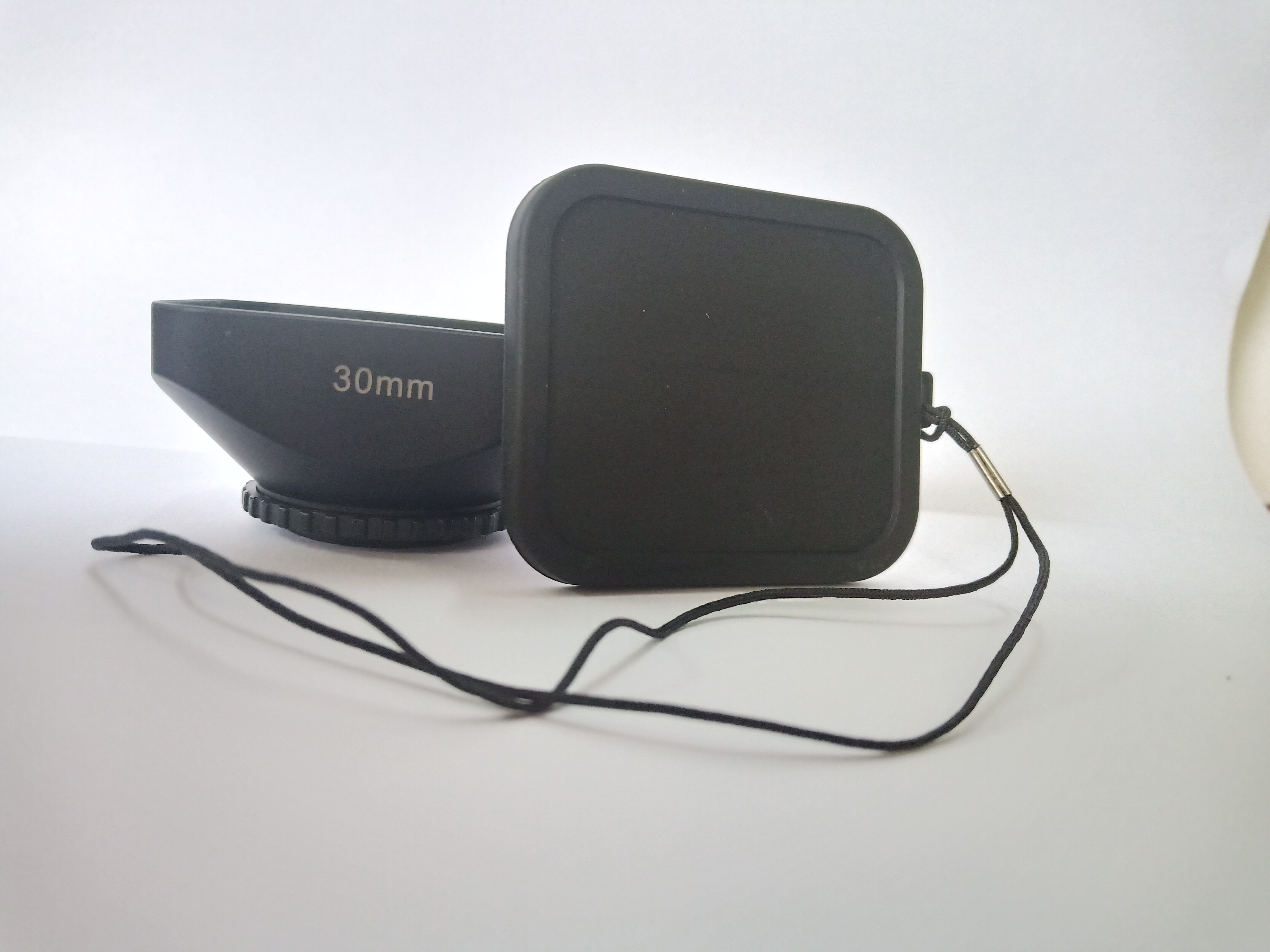 Mennon screw-in capa de lente de vídeo digital em preto para câmeras filmadoras novo
