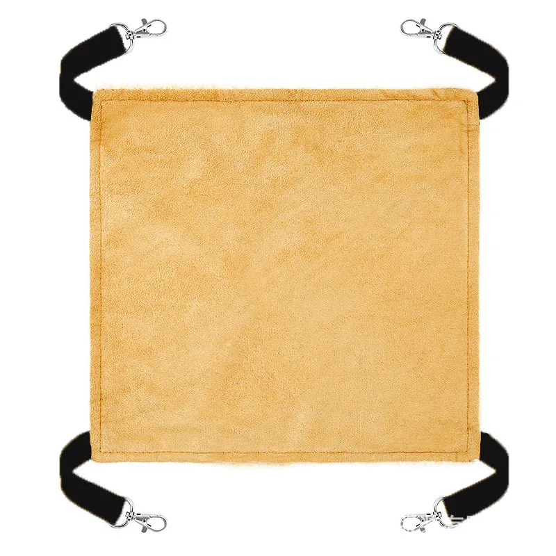 Letto amaca in tela per gatti letti per criceti per animali domestici letto sospeso su entrambi i lati letto a dondolo per animali domestici criceto scoiattolo coniglio resto forniture per il sonno