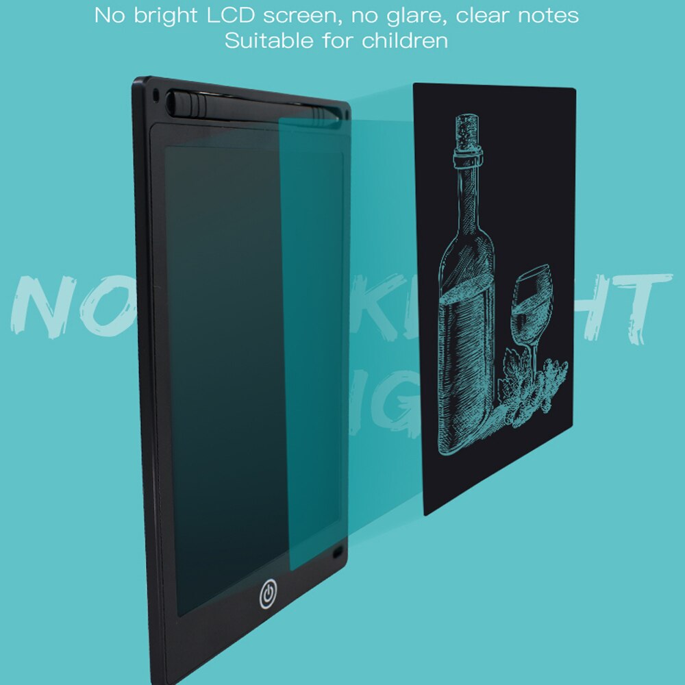 TISHRIC 8.5/10/12" inch Kids Color Screen Digital Graphic Tablet ICD Drawing Board Writing Pad Stylus Pen Erasable for Education