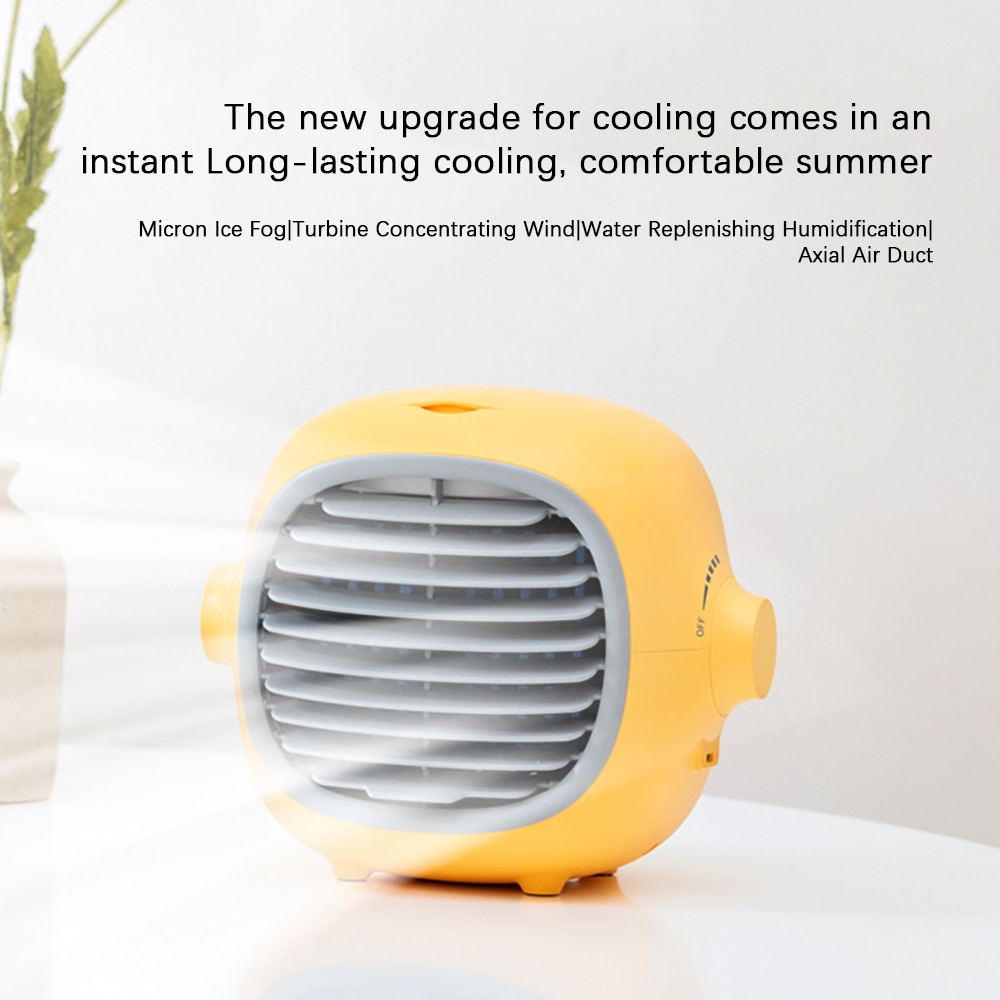 Air Conditioner Air Cooler Humidifier Purifier Portable For Home Room Office 5 Speeds Desktop Quiet Cooling Fan Air Conditioning