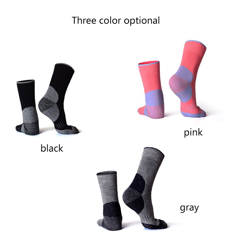 Men Women Sports Skiing Sock Thickened Sock Wool Outdoor Sport Running Mountaineering Hiking Socks Durable Cycling Socks