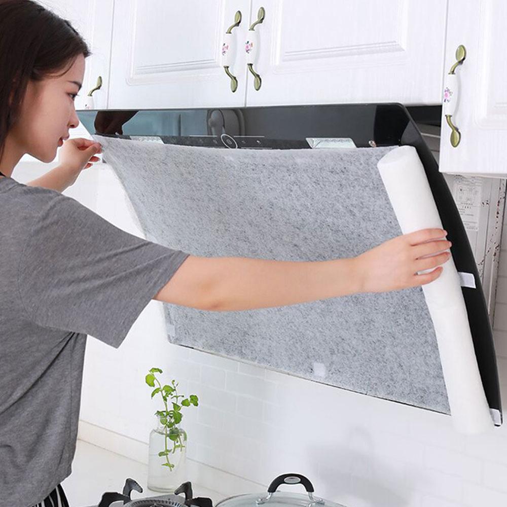 5M/10M Reinigen Kochen Vlies Dunstabzugshaube Fett Filter Küche Liefert Öl nachweisen Aufkleber Verschmutzung Gittergewebe Palette haube Filter Papier