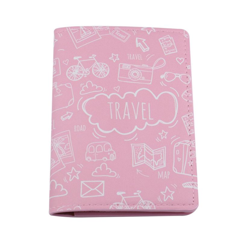 Multifunktionale Reisepass Ich würde Karte Abdeckung Halfter fallen Schutz Organizer D0LF: E