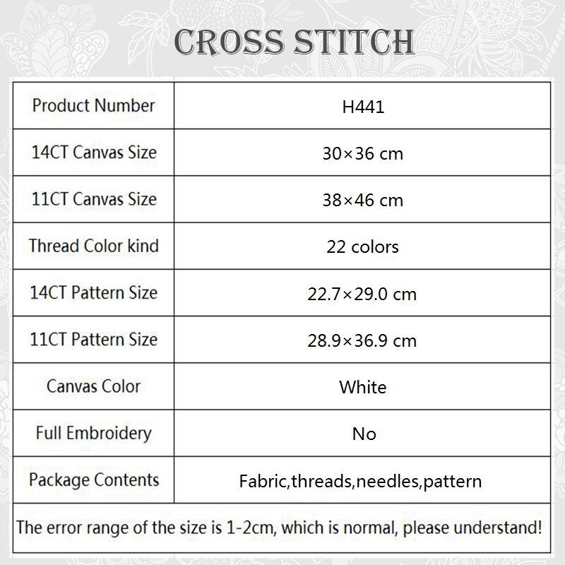 Daisy vase Cross stitch kits DIY Handwork Cross stitching Beginner Printed Canvas White Fabric Embroidery Needlework sets