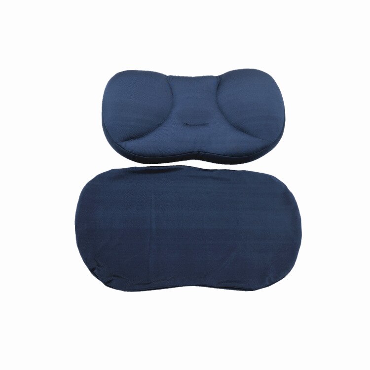 Ergonomisk dyp søvn avhengighet 3d nakke pute vaskbar polyester putevar trekk reise puter nakke: marine pute og deksel