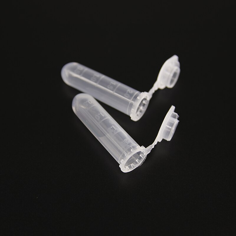 500 Pieces Plastic 2ml Micro Centrifuge Tube