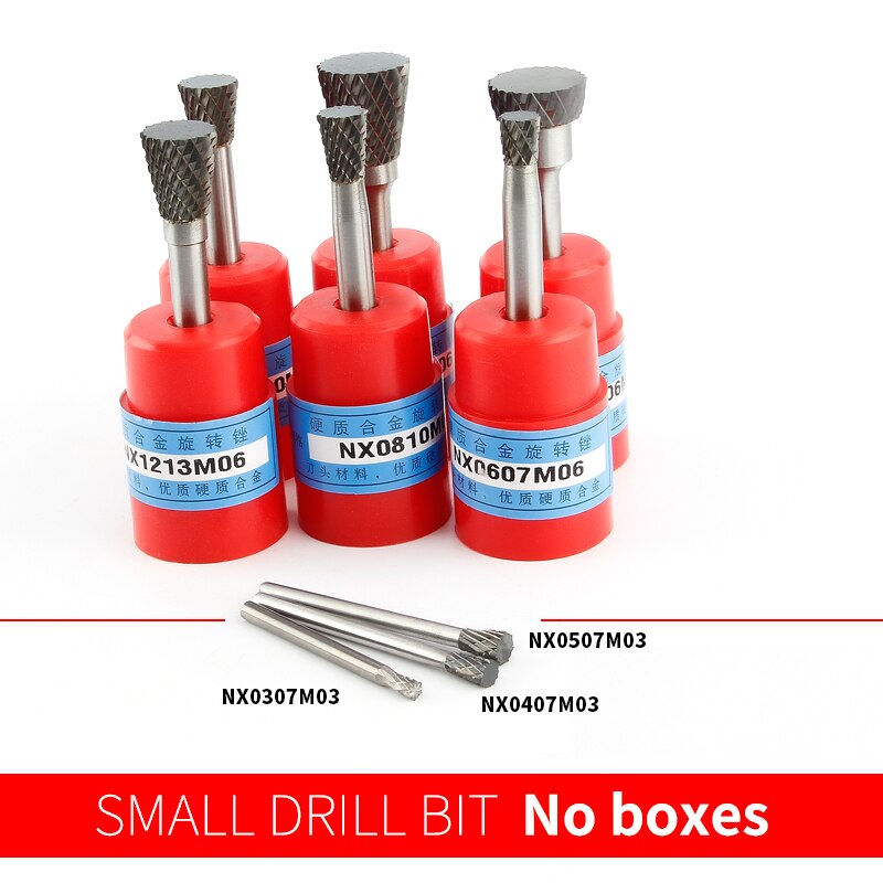 Inverted Cone Shape Alloy Rotary File 1pcs Hard Metal Grinding Head Milling Cutter Tungsten Wood Carving Tool N-Type