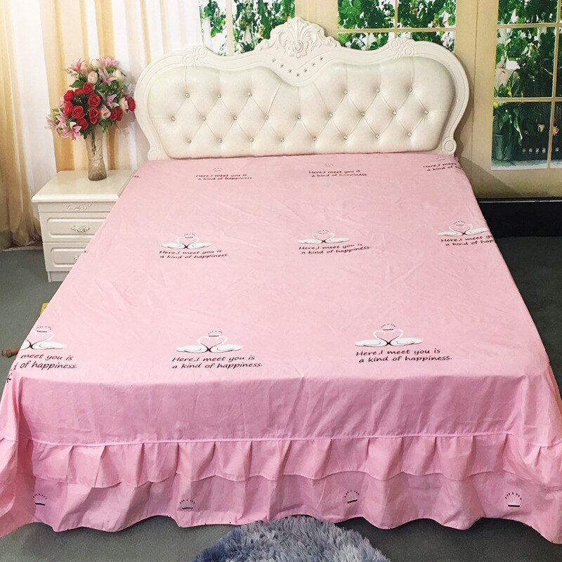 Dobbeltseng dække seng nederdel seng trampolin hovedovertræk fortykning slibning lang hæftning bomuld aktiv trykning og farvning