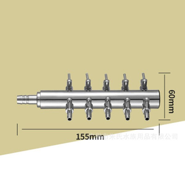 4/8mm akvaarion ilmanjakaja ilmalinja letku ilmavirran jakaja ilmaventtiilin ohjain kytkin ilmajakotukit hanat akvaarion tarvikkeet: C - 10- suuntainen