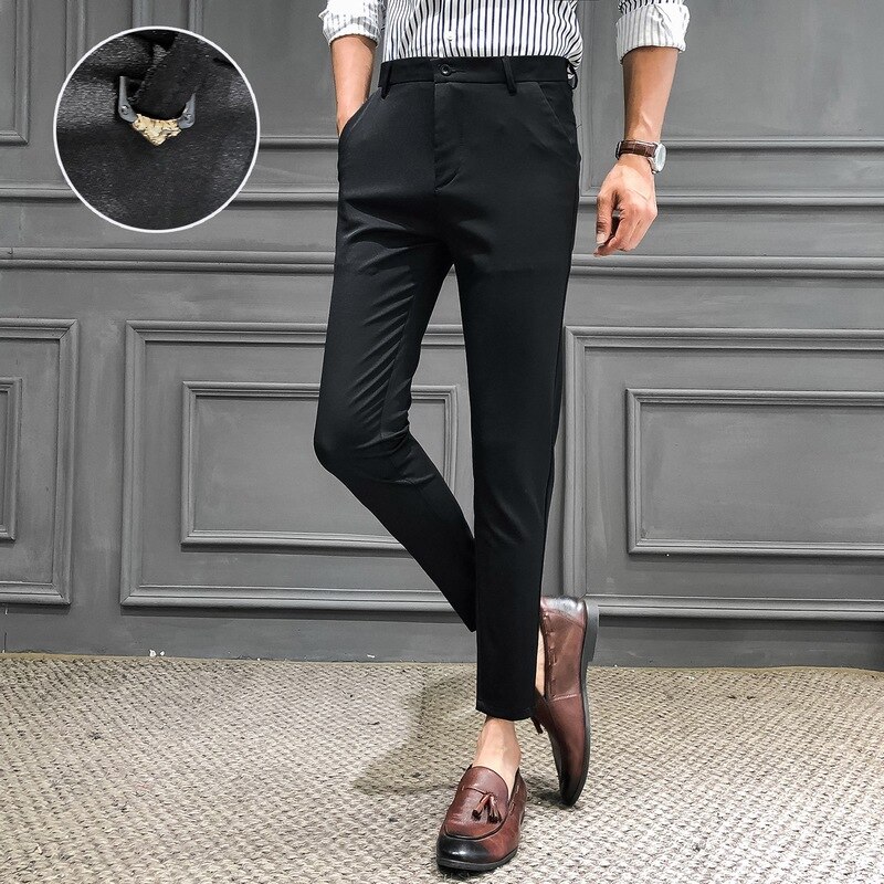 Mannen Business Jurk Broek Casual Formele Suits Broek Brand Office Sociale Bruiloft Broek Streetwear Kostuum Homme