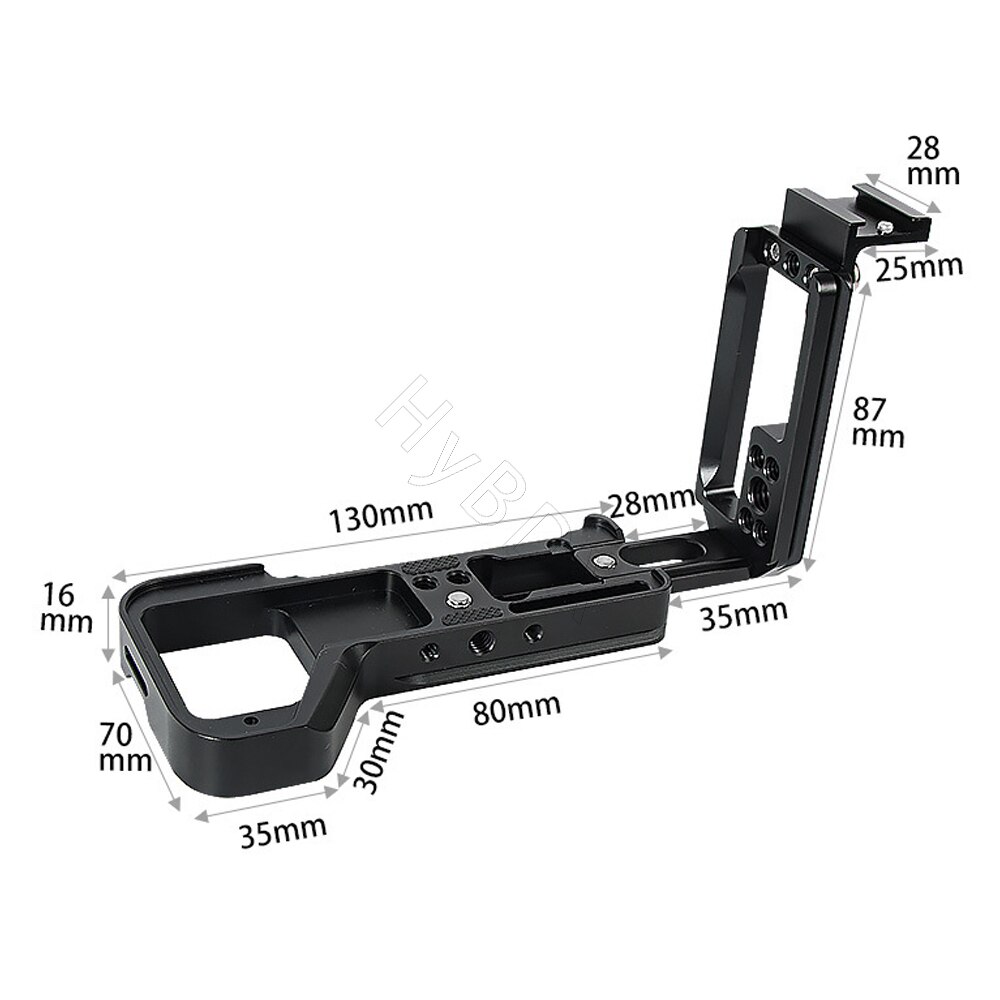 L Plate Bracket Voor Sony A7R4 A7M4IIII Verstelbare Met Koud Schoen Verticale Schieten Mount Voor Microfoon Led Licht Plaat Kooi: Default Title