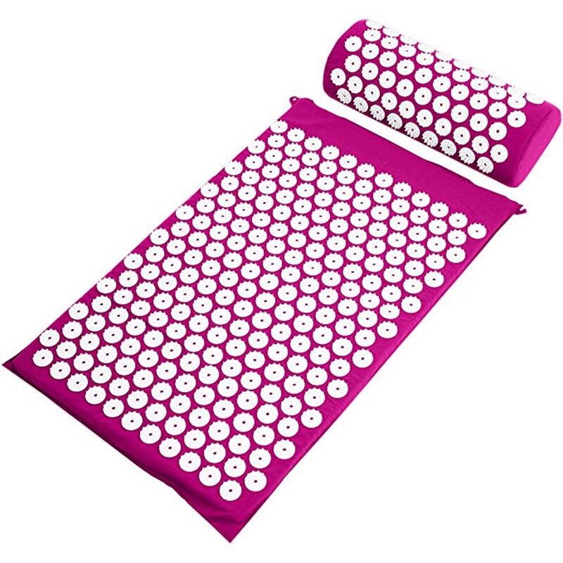 Ensemble de tapis d'acupression et d'oreillers de Yoga, soulage les douleurs corporelles, le cou, le dos et les pieds: style7