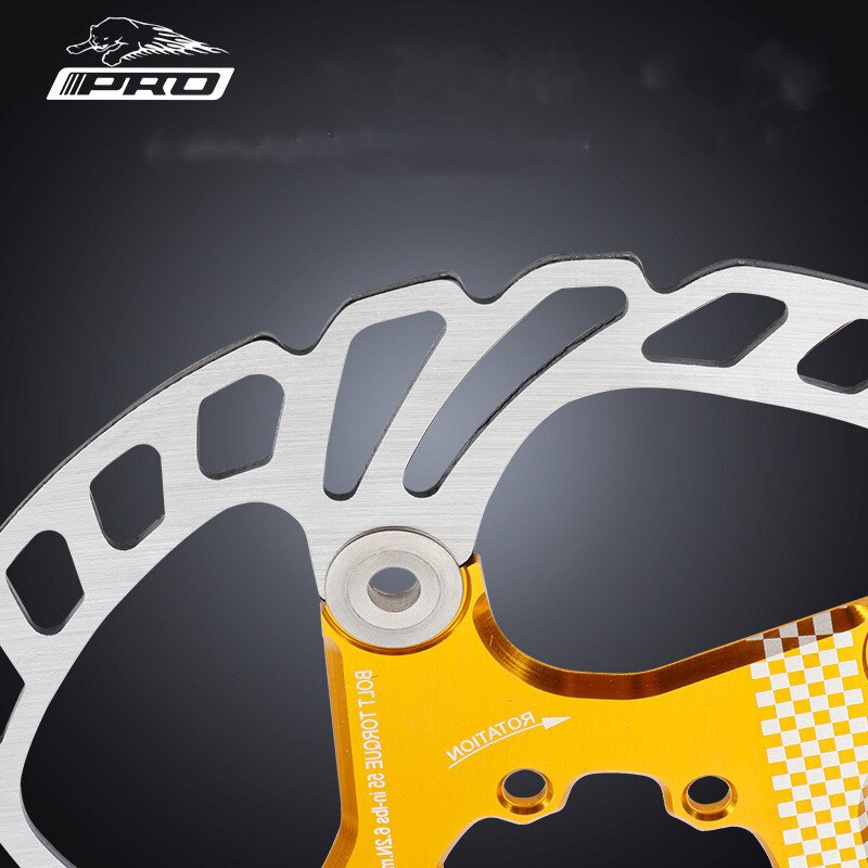 IIIPRO Bicycle 140 160 180 203mm disc brake rotor floating thickening anodized quick cooling ultra-light disc