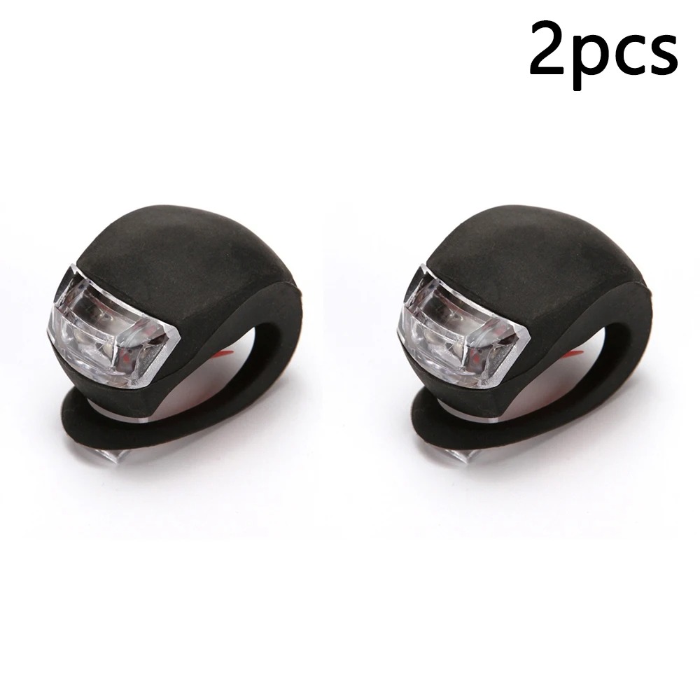Luces de bicicleta luces de rana portátiles advertencia de conducción nocturna luces LED coloridas bicicletas de montaña de carretera luces traseras accesorios de bicicleta: changeable