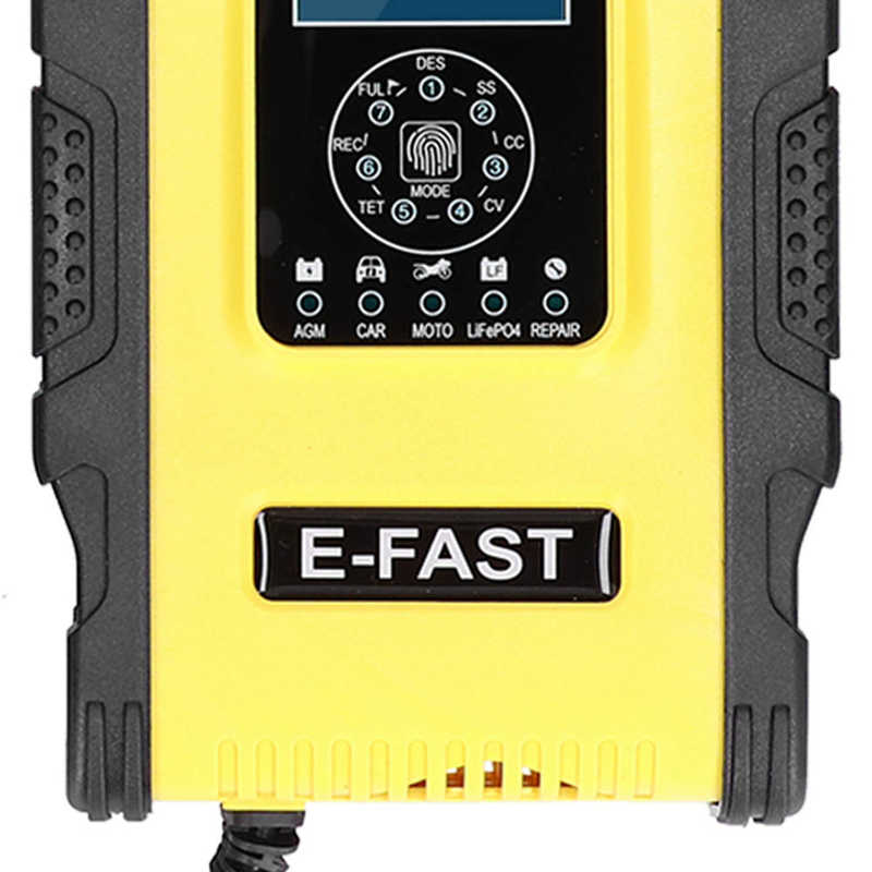 Intelligente Batterieladung Mit Desulfator - 7-Stufen Ladegerät Für Auto-Batterien