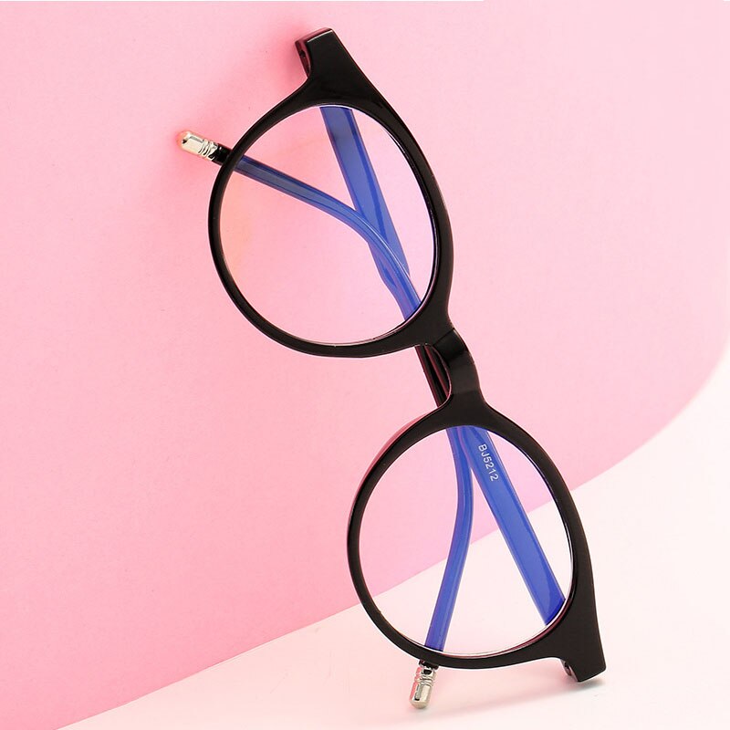 Kleine Ronde Frame Glazen Voor Vrouwen Vrouwelijke Blauw Licht Blokkeren Brillen Computer Bril Optische Brillen Gafas BJ5212
