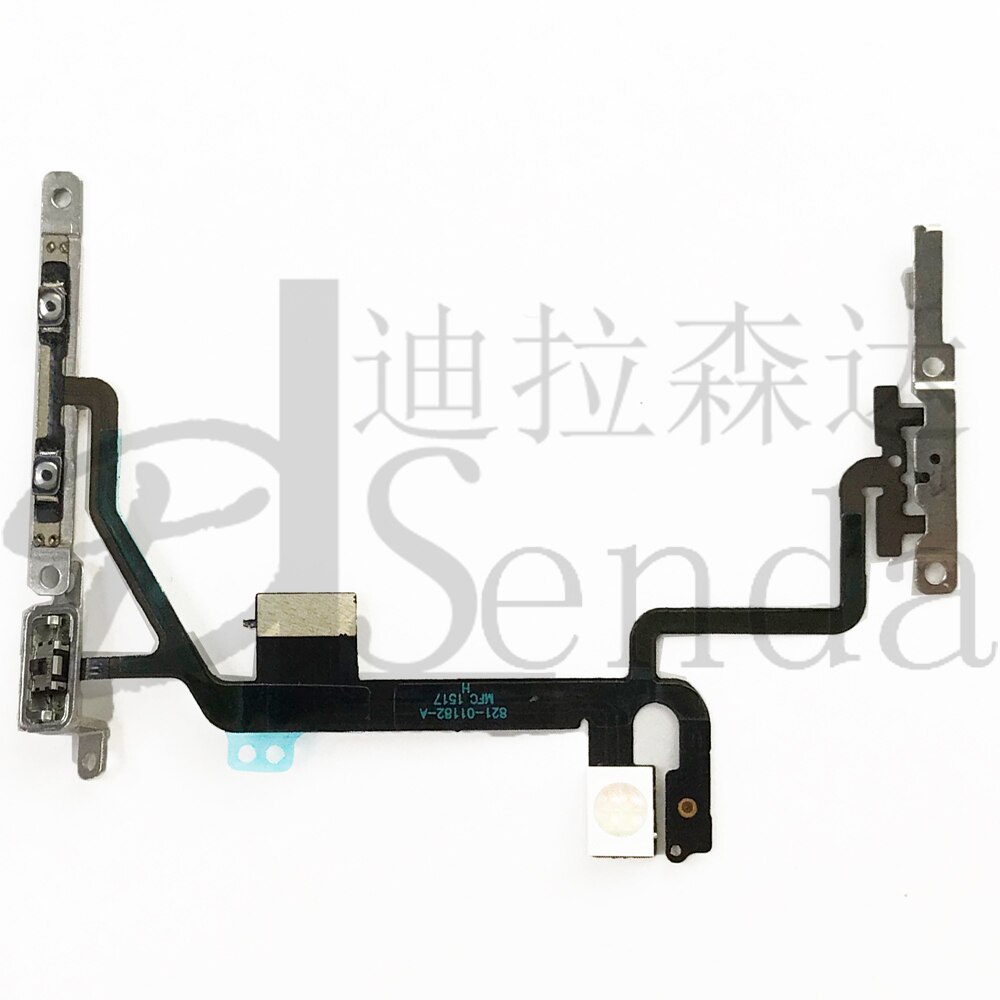 Aan/uit-knop spraakbediening repwwwair onderdelen voor iphone se /5/5c/5s/6/6p/6s/6sp/7/7p/8/8p