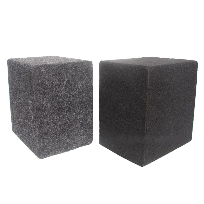 1 x 1m subwoofer høyttaler filt flanell lydabsorberende selvklebende klut 95af