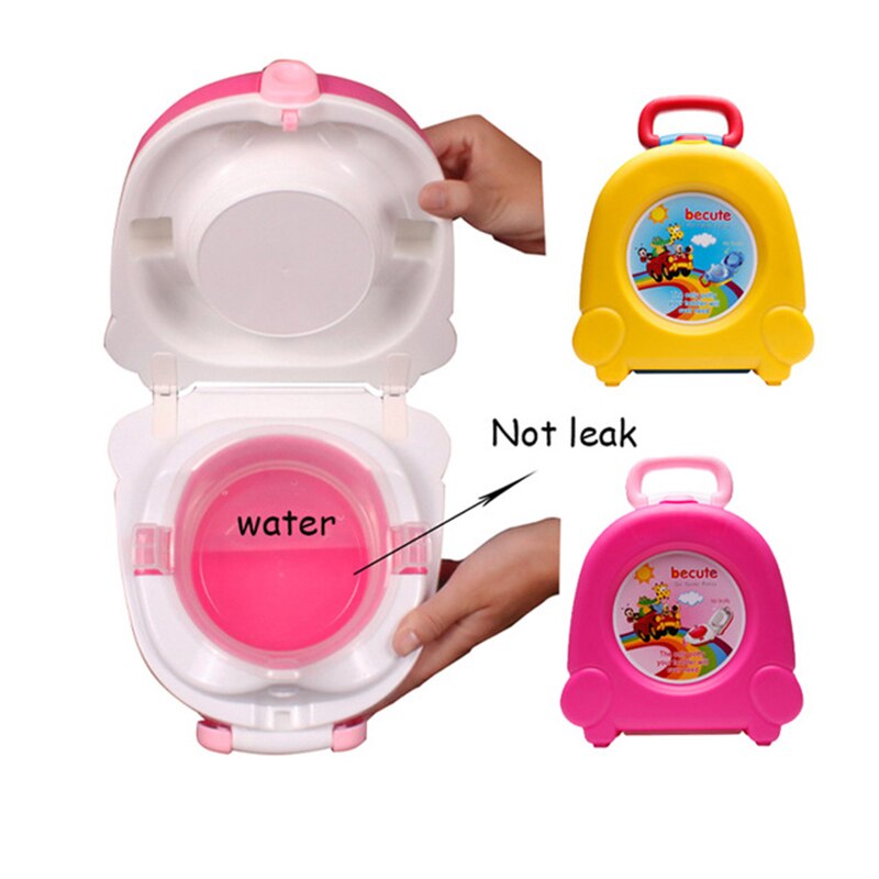 Baby Wc Leuke Draagbare Reizen Kinderpotje Auto Squatty Potje Kind Pot Training Meisjes Jongen Potje Kids Toiletbril Kinderen 'S Pot