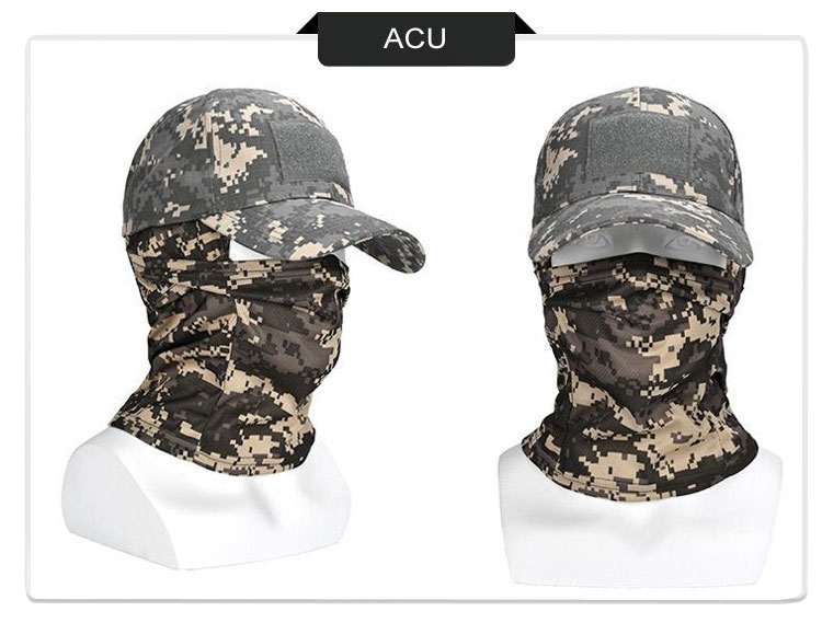Gorras de béisbol tácticas para exteriores para hombres y mujeres, sombreros de sol Snapback a prueba de sol, pasamontañas de camuflaje informal, media máscara de esquí, 2024: Transparente