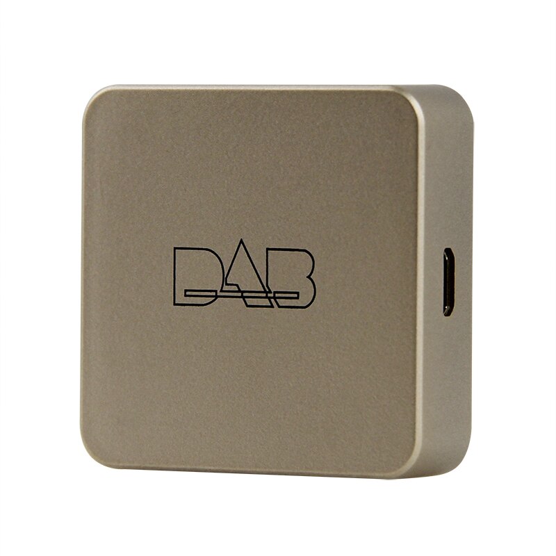 Universal USB Powered DAB+ Box Digital Radio Antenna Tuner for Car Radio Android 5.1 and Above FM Transmission DAB-004: gold