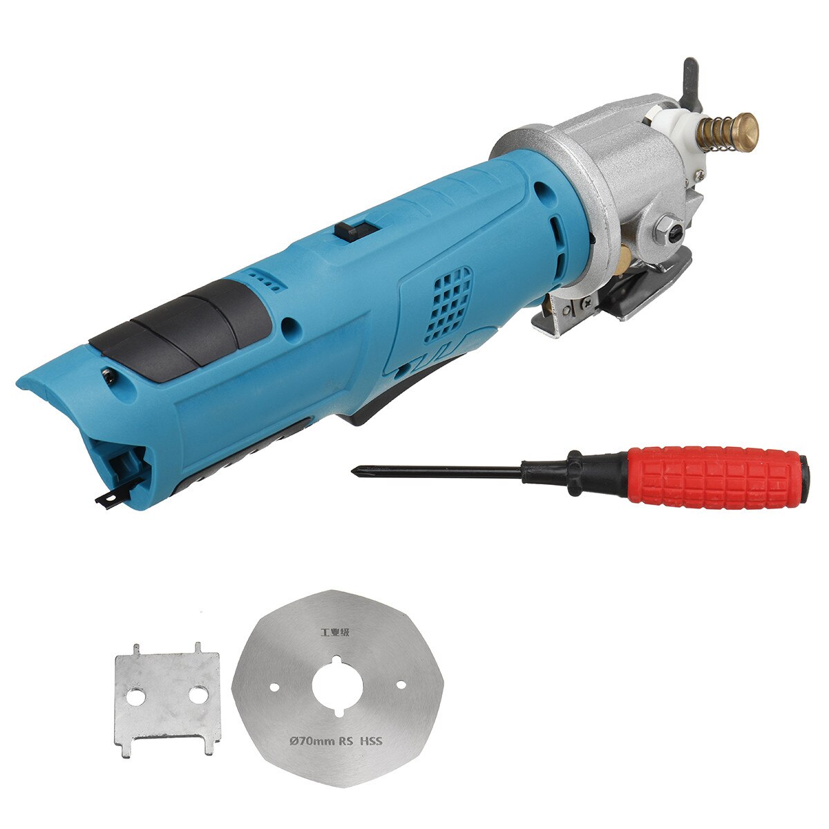 300W 12V Electric Tailoring Scissors 25mm Fabric Cutting Tools Leather Cloth Cutter Machine Blade Cutting Saws for Bosch Battery