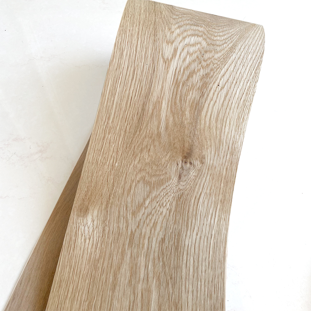 Hojas de chapa de madera Natural de roble europeo, reacondicionadas de muebles/guitarra/altavoz/interior automotriz, chapa DIY hecha a mano