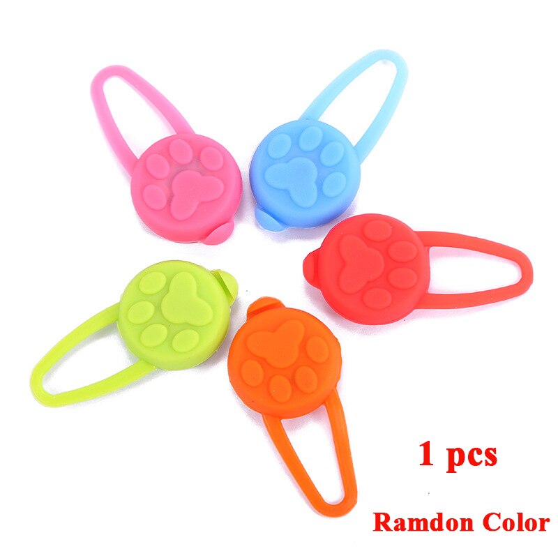 Pet Dog Night Led Zaklamp Hond Kat Kraag Gloeiende Hanger Veiligheid Pet Leads Ketting Lichtgevende Heldere Decoratie Halsbanden Voor Hond: Random Color