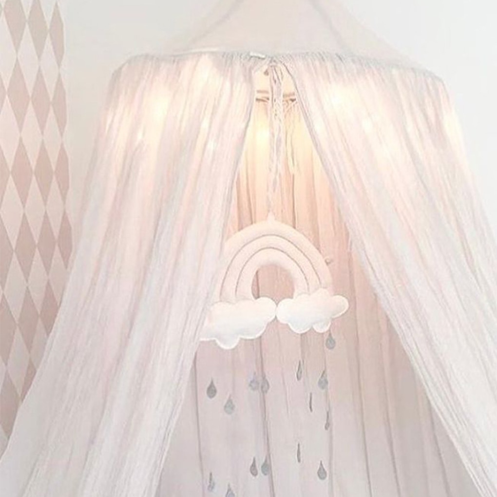Neugeborenen Wolke Regenbogen Regentropfen Zauberstab Spielzeug Baby Bett Zelt Anhänger Krippe Hängen Spielzeug Zimmer Ornament Kleinkind Foto Requisiten freundlicher
