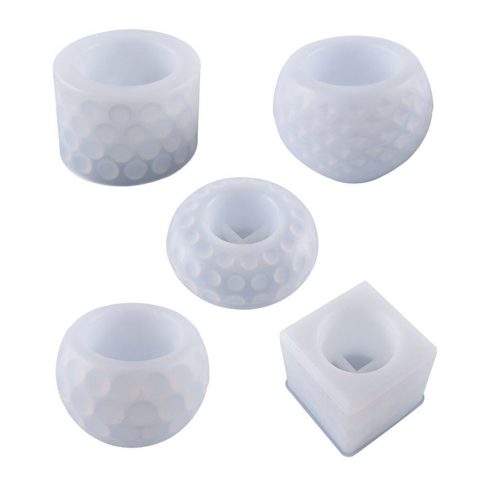 Silicone World Silicone Mold DIY Epoxy Resin Candle Holder Mould Aromatherapy Candle Molds Clay Plaster Mould Glue Mold