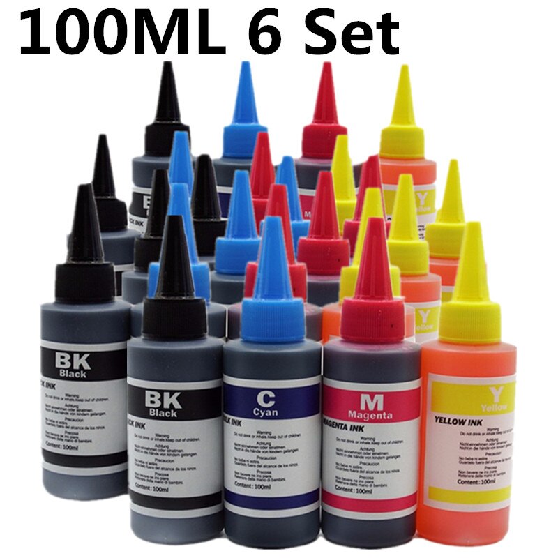 For LC61 Universal Dye Suit Refill Ink Kit Kits Refillable Inkjet DCP-165c DCP-375CW DCP-385CWDCP-395CN