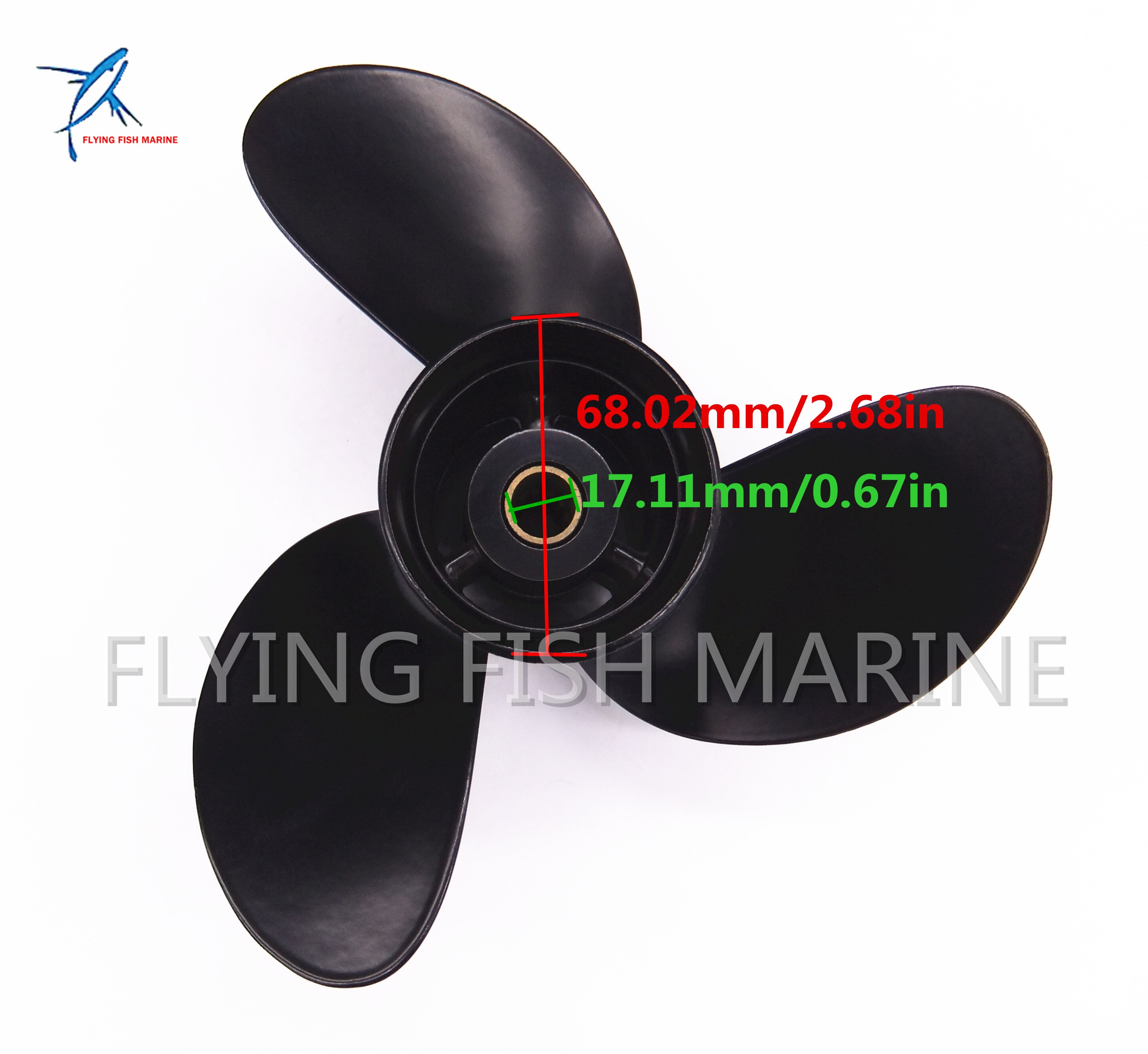 Outboard Engine 0766545 766545 Aluminum Alloy Prop Propeller 8.5x9 for Evinrude Johnson OMC BRP 9.8HP Boat Motor