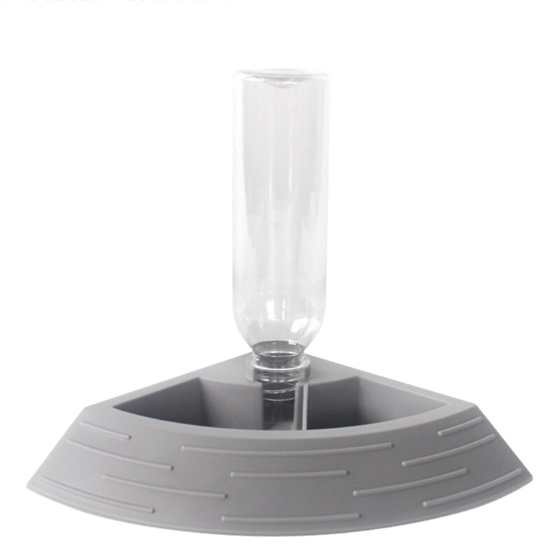 Alimentador automático de tartarugas, lagarto, comida e água, tigela de canto, com garrafa de água para urso, dragon gecko, cobra