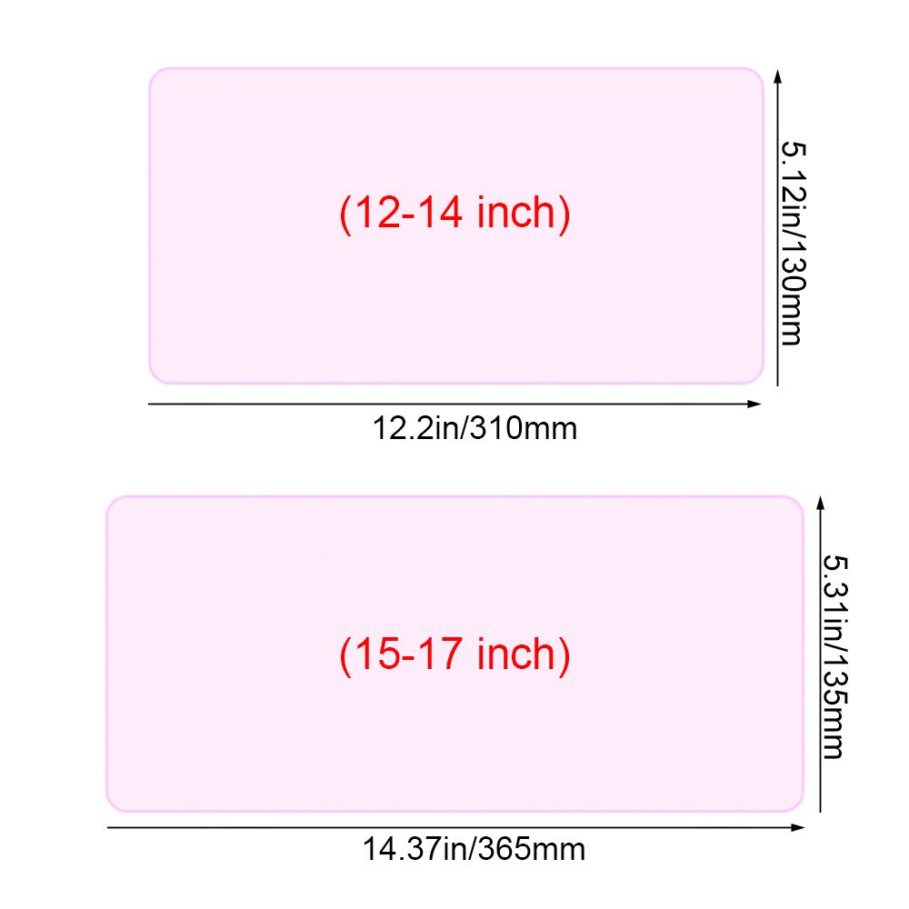 Universal Laptop Keyboard Cover Protector 12-17 inch Waterproof Dustproof Silicone Notebook Computer Keyboard Protective Film