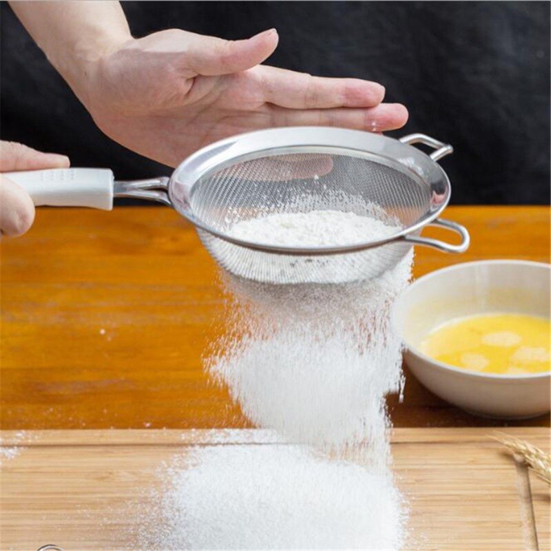 4 unids/set de alambre de plástico cedazo de malla fina para aceite separador de harina tamiz coladores herramientas de cocina jugo y colador de té utensilio de cocina