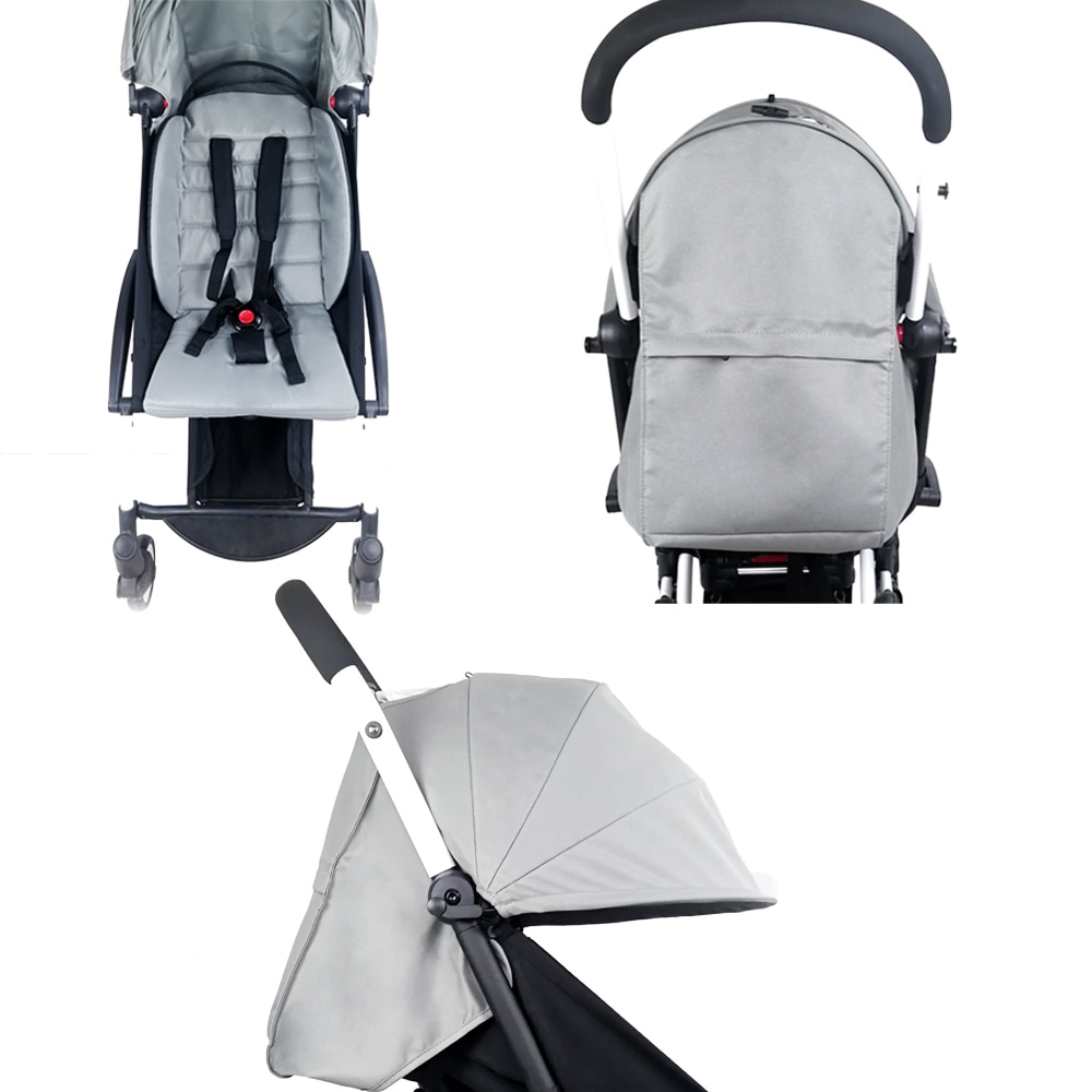 Capota de cochecito y colchón de 175 grados para Babyzen Yoyo Yoya Babytime con cremallera trasera, accesorios de cochecito de bebé