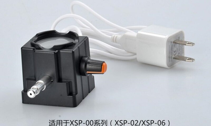 Lumière réglable Rechargeable blanche d'usb pour le Microscope biologique d'étudiant lumière LED Source de lampe de lumière inférieure XSP-01 02 06 système