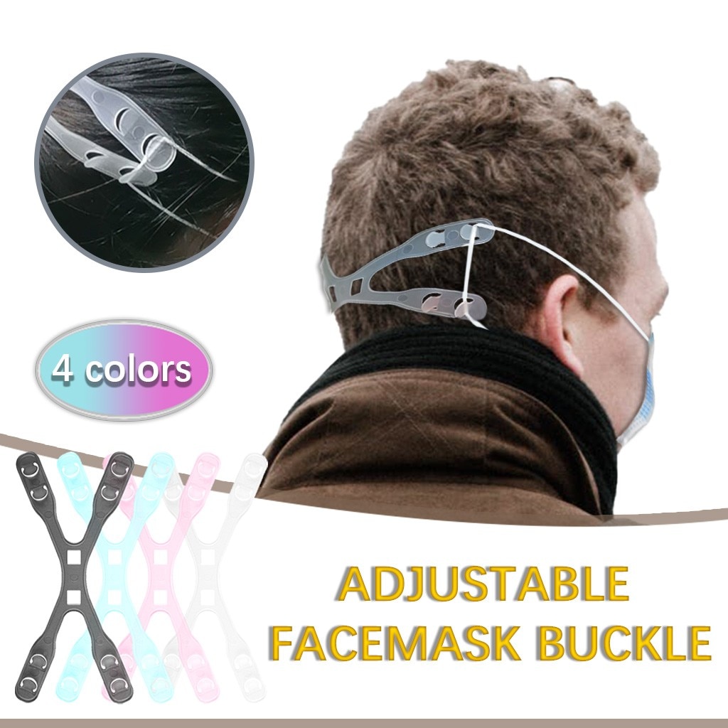 Ganchos para la oreja para mascarilla facial, hebilla de extensión, fijador de dolor de oídos ajustable, antideslizante, sujeción al oído, accesorios para mascarilla, n. ° 30