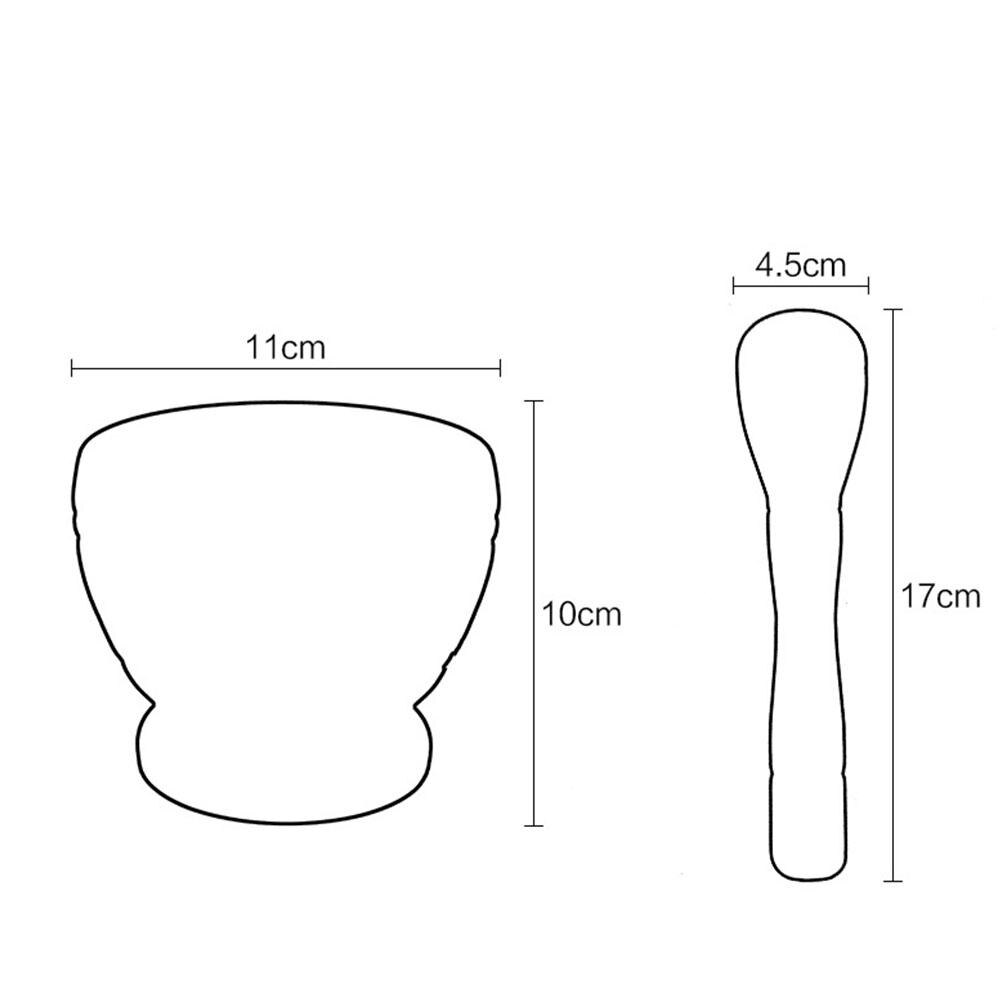 Vijzel stamper kruidenmolen plastic kom taaie voedingsmiddelen peper gember keukengereedschap kruiden knoflookmolen specerijen thee keukenbenodigdheden