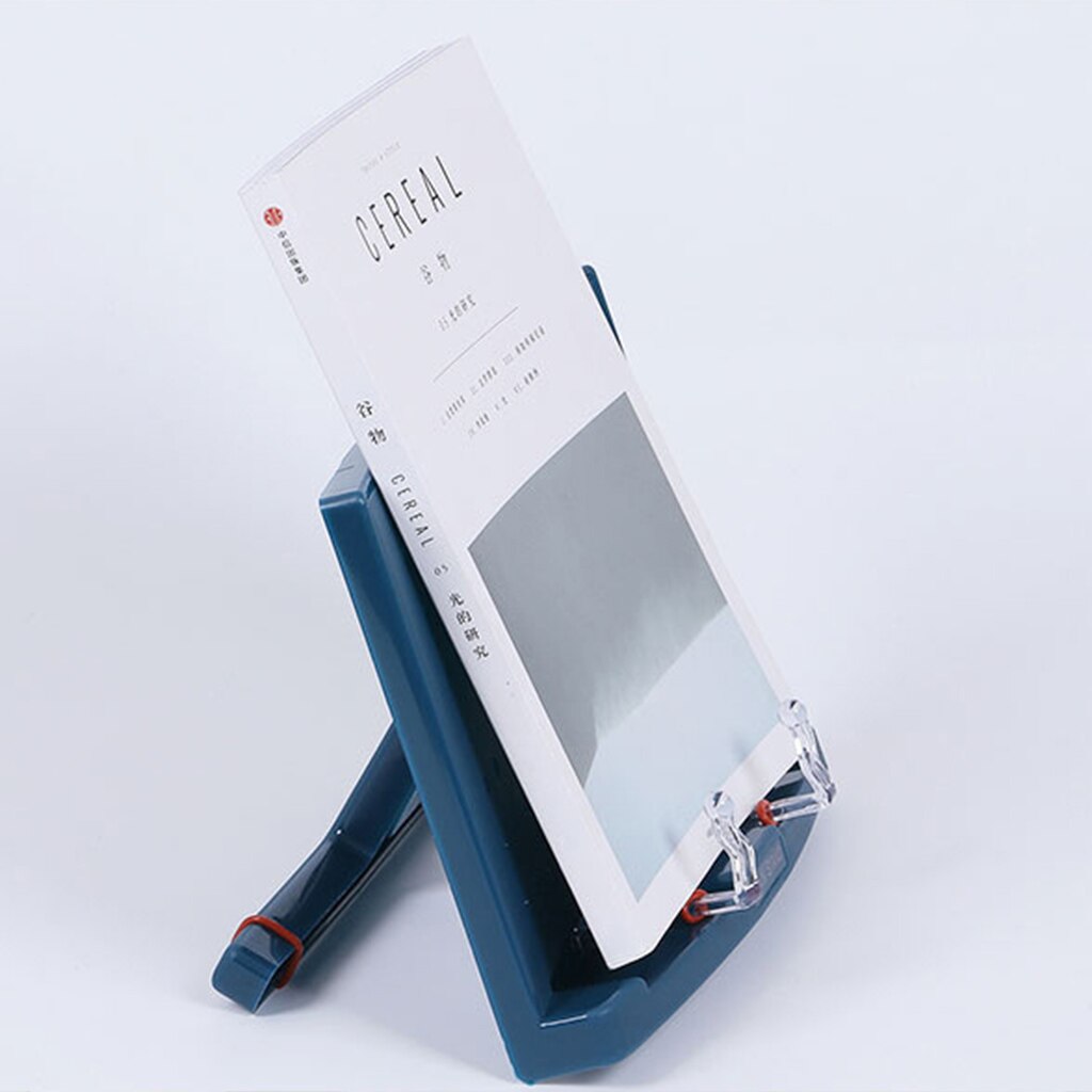 Brand Foldable Reading Book Holder Bookend Music Score Recipe Shelf Folding Holder Bookstand Cookbook Organizer