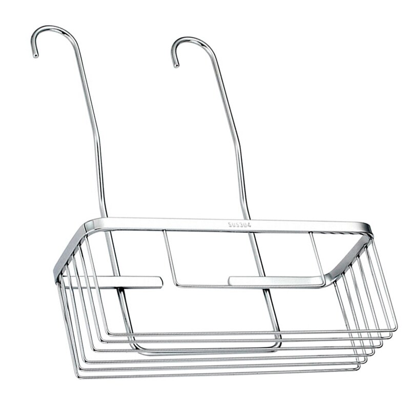 ! Stainless Steel Shower Organizer Rack Toiletries Display Holder Bathroom Toilet Kitchen Hanging Shelves Storage Baske: Default Title