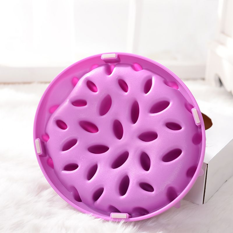 Pets Dog Cats Feeders Bowls Catch Interactive Hard Silicone Cat Kitten Slow Food Feed Non Slip Anti Gulping Feeder Bowl