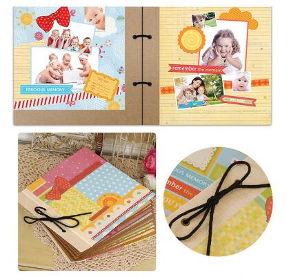 Eno Groet 4 Thema 'S DIY Bruiloft Fotoalbum Baby Scrapbook Album Gratuation Geheugen Album Kit