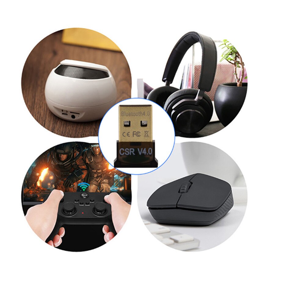 USB Bluetooth 4.0 Bluetooth Adapter USB 4.0 Bluetooth Dongle 4.0 Adapter for PC Laptop 4.0 BT Adaptor Dongle
