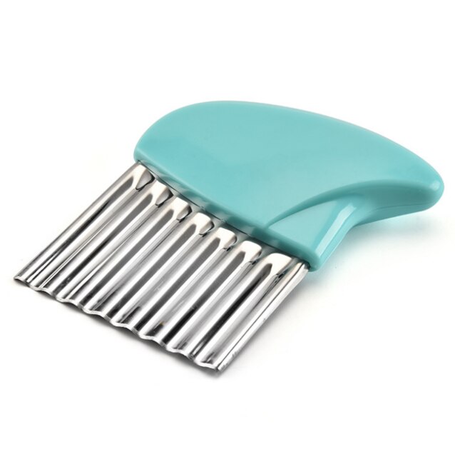 Ui Naald Ui Vork Groenten Fruit Snijmachine Tomaat Cutter Snijden Veilig Aid Houder Roestvrij Staal Keuken Gereedschap: TMTC3