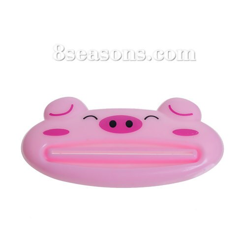 Plastic Cartoon Toothpaste Dispenser Cleanser Squeezer Extruder Bathroom Accessories Piggy / Frog / Bear / Panda 1pc: Piggy