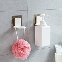 1pcs Shower Gel Bottle Holder Wall Hanger Shower Gel Wall Type Non-Marking Hook Waterproof Moisture-proof Strong Adhesion Hook