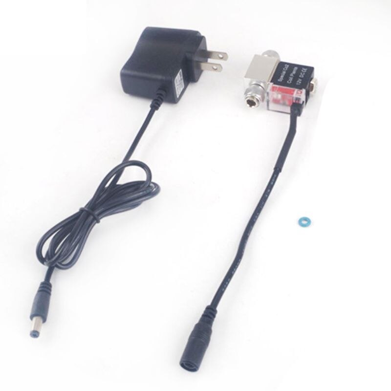 CO2 Solenoid Valve DC 12V Aquarium CO2 Regulator System Low Temperature Solenoid Valve for Tank