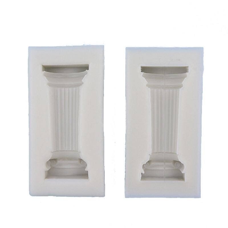 Ancient Greek Pillars Mold Roman Column Mold Sugarcraft Chocolate Pastry Polymer Clay Epoxy Resin Art Crafting Tools: 4